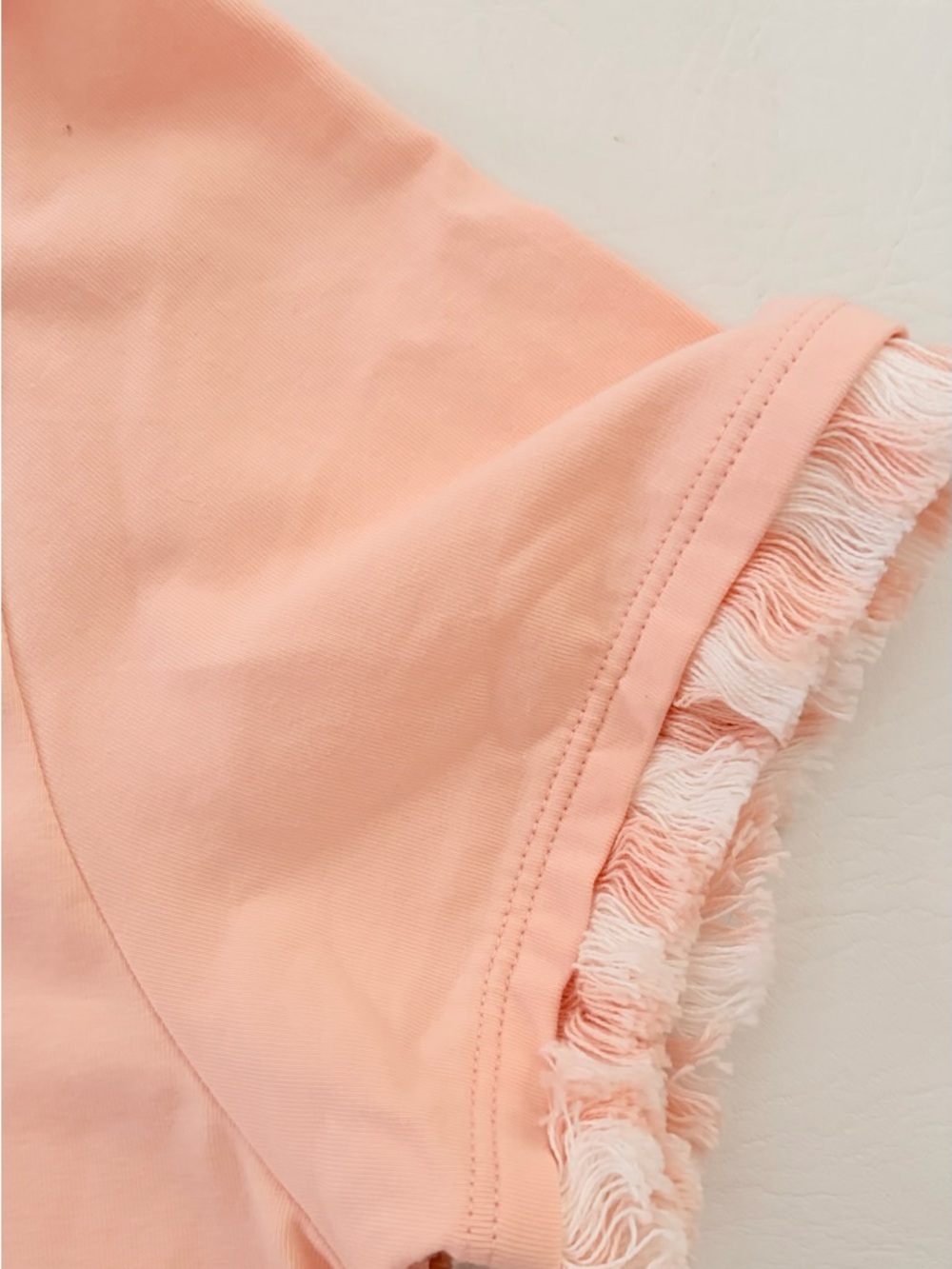 Spartina 449 Dress Island Fringe Dress Women’s Short Sleeve Pale Blush Large - Picture 9 of 15